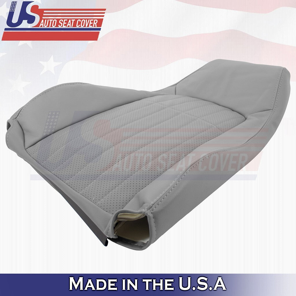 1997 to 2002 For Chevy Camaro PASSENGER Top Perforated Leather Cover Med Gray