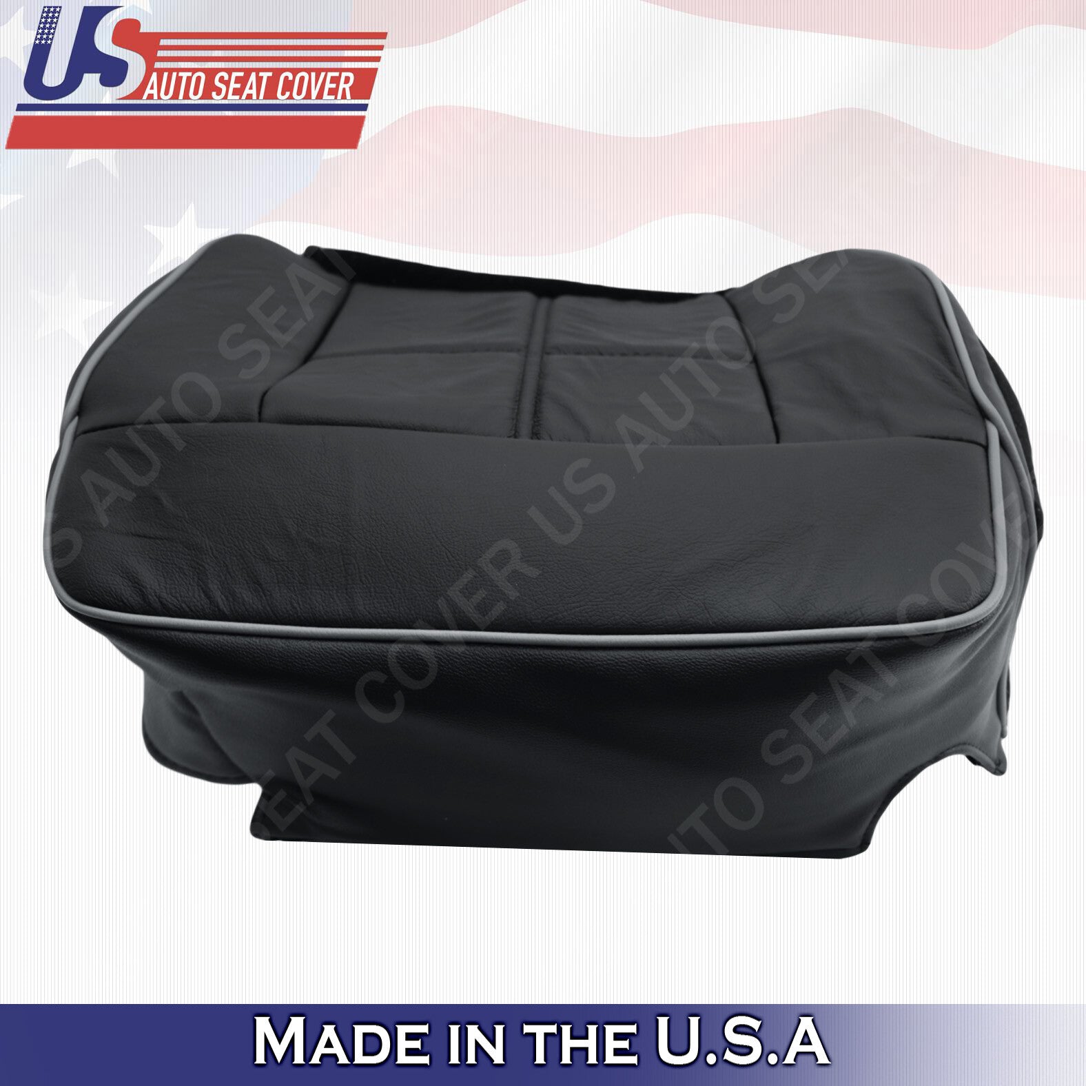 2006 2007 2008 Lincoln Mark LT Driver & Passenger Bottom Leather Cover Ebony