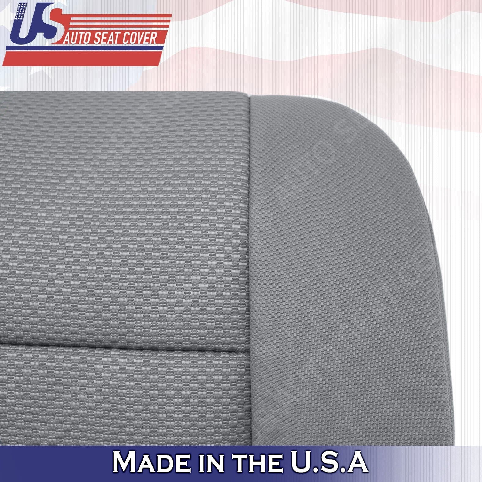 2014- 2018 FITS Chevy Silverado Passenger Bottom & Top Cloth Cover Gray