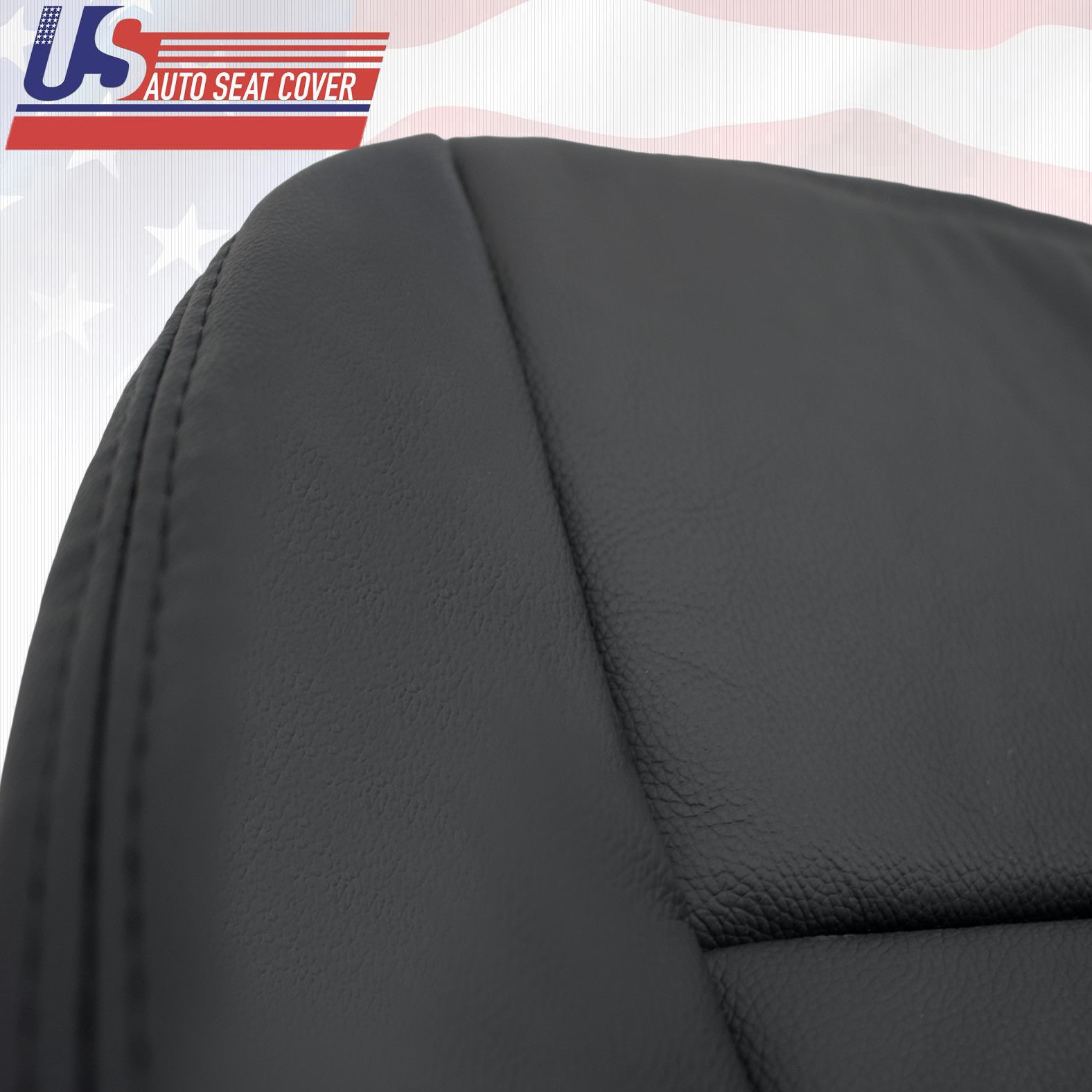 2010 For Dodge Charger SXT Driver Bottom Replacement Leather Cover Dark Gray