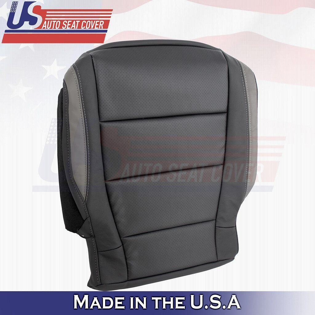 2017 to 2020 Fits Ford F150 Raptor Passenger Bottom Perf Leather Cover Black