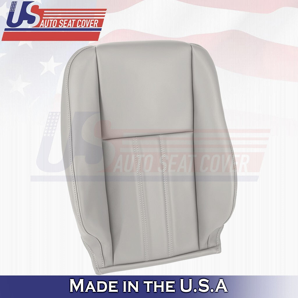 2008 to 2016 Fit Chrysler Town & Country Front 2x Tops Leather Cover Light Tan