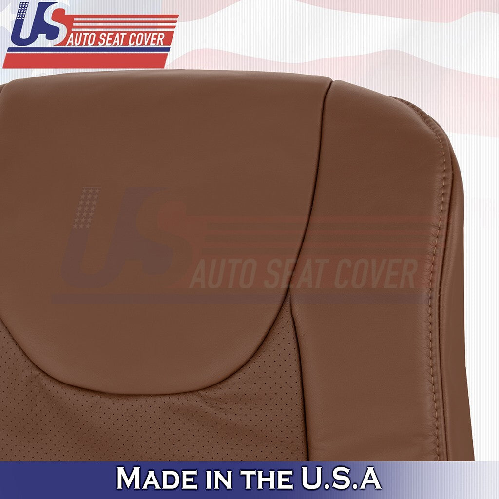 2013 2014 2015 Fits Lexus RX450h Passenger Bottom-Top Perf Leather Cover Saddle