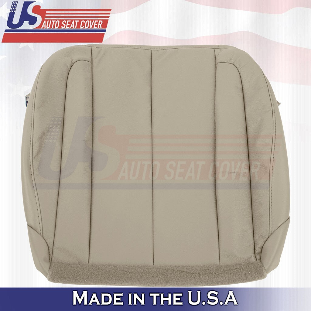 2000 to 2004 Fits Toyota Avalon Passenger Bottom Leather Seat Cover Ivory Tan