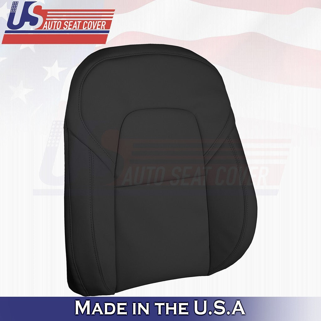 2020 to 2024 For Tesla Model Y Driver Passenger Bottoms-Tops Leather Cover Black