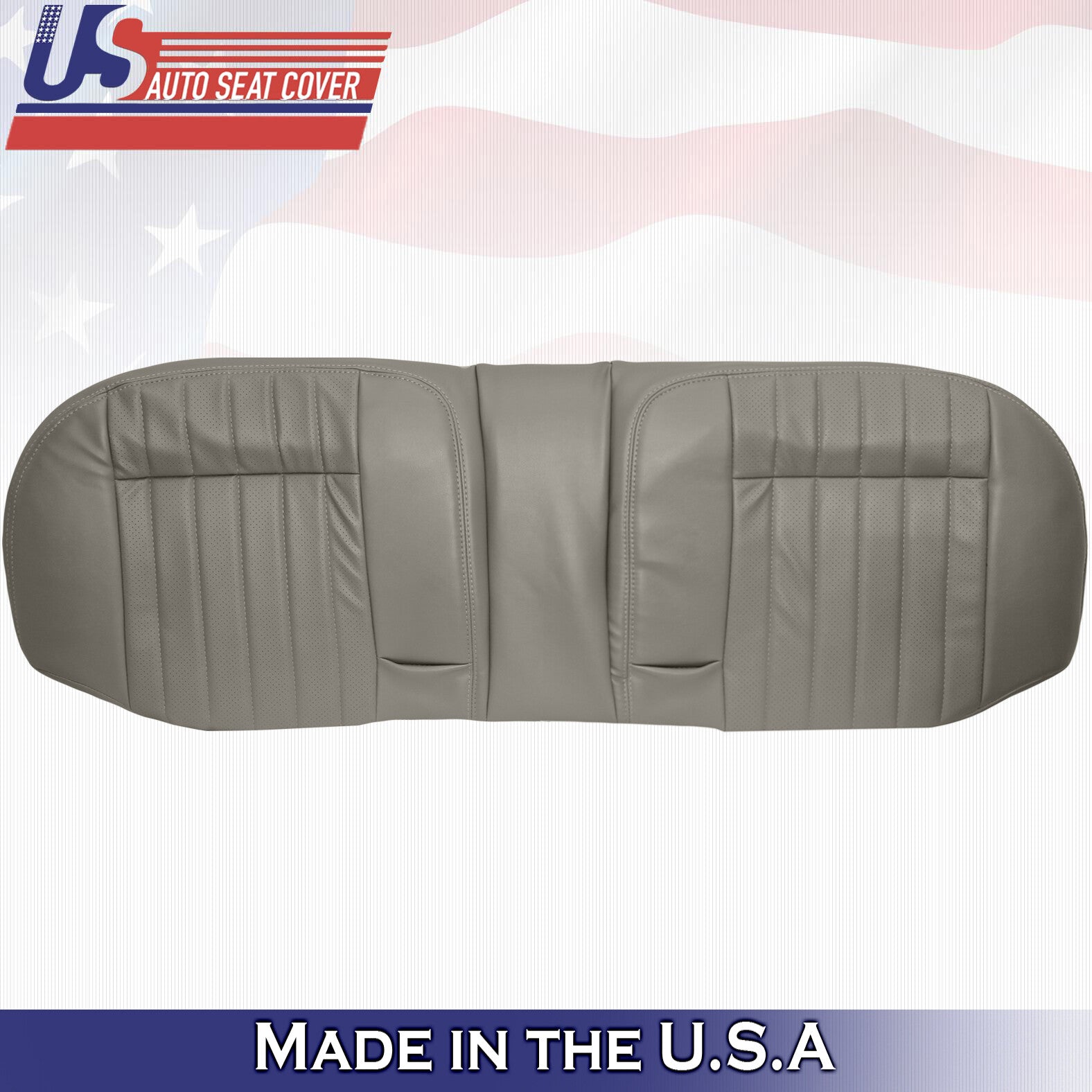 1994-1996 For Chevy Impala BackRow Bottom SyntheticLeatherPerforated  Cover Gray