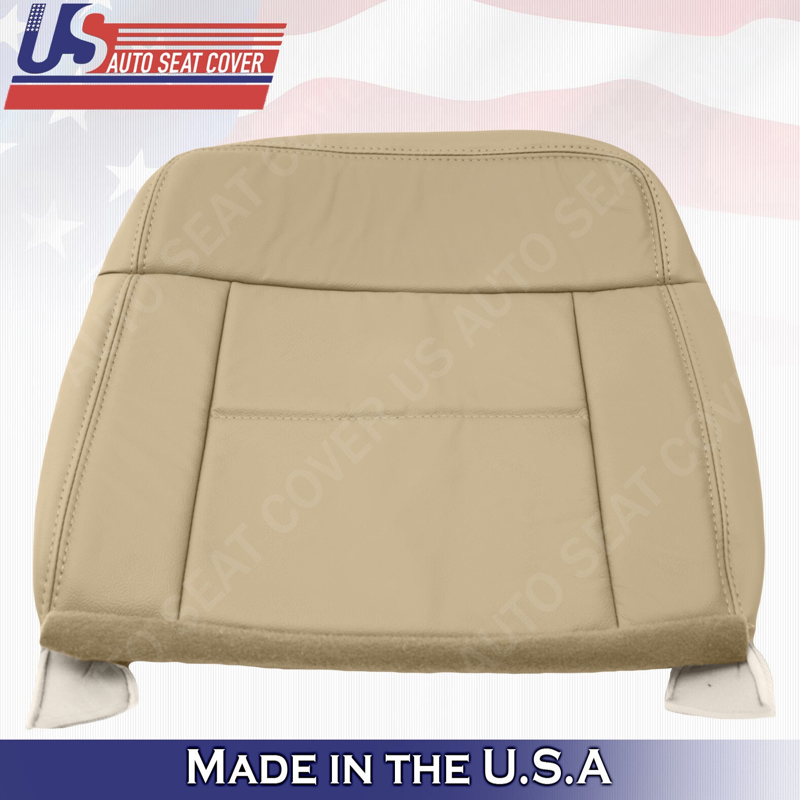 Rear Passenger Bottom leathe Cover For 2004 Ford F150 Lariat Light Parchment Tan