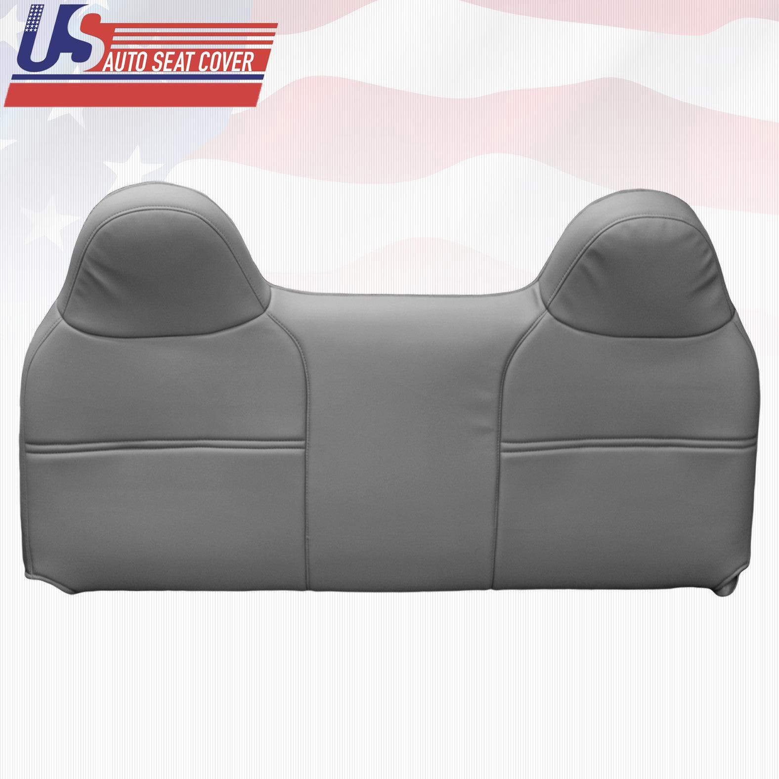 2003 to 2007 Fits Ford F250 XL Upper Top Bench Replacement Vinyl Seat Cover Gray