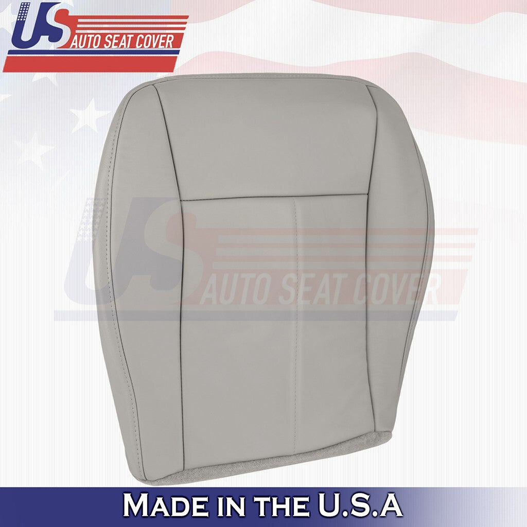 2005 to 2010 Fits Chrysler 300C Driver Passenger Bottom Leather Cover Light Gray