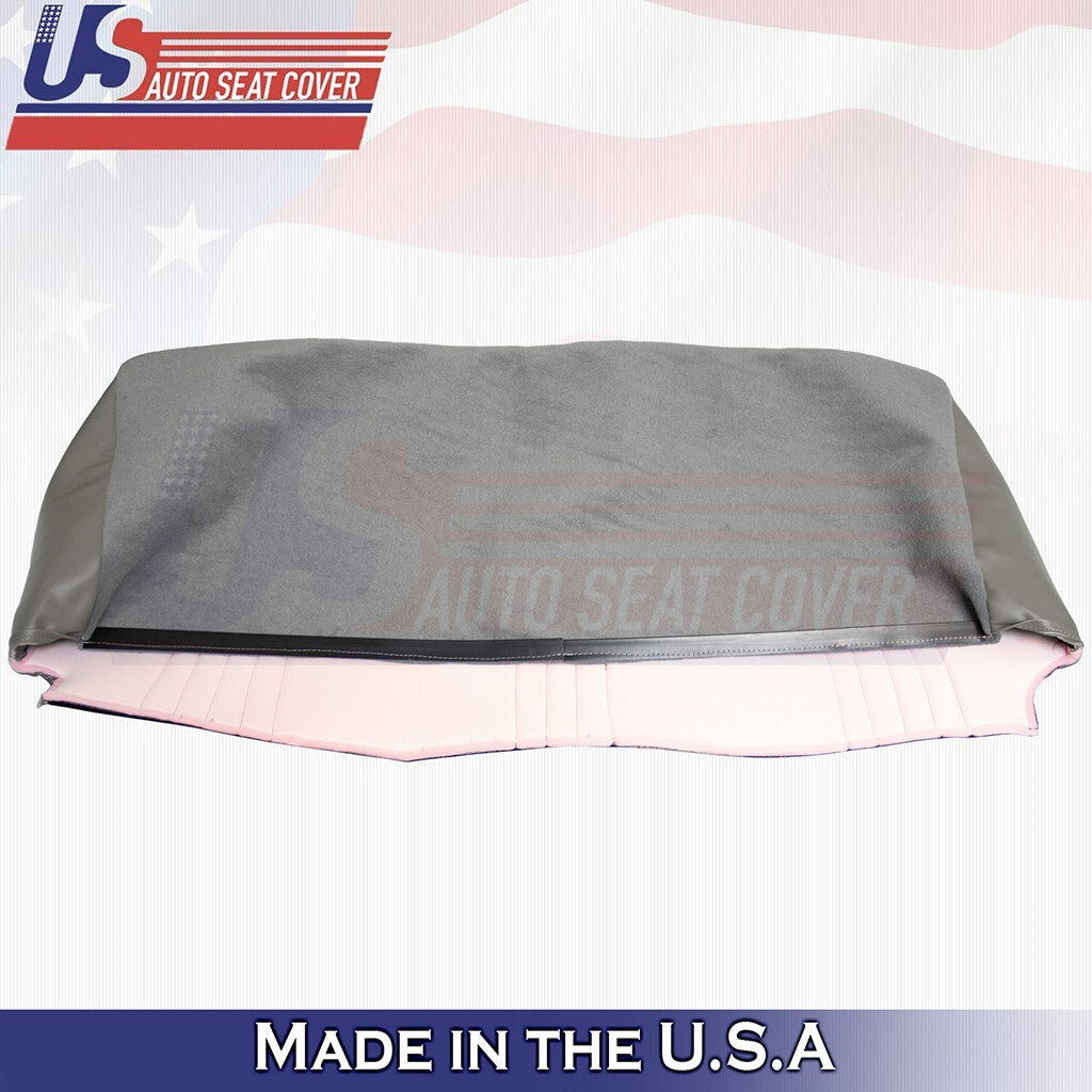 1995 to 2000 Fits GMC Sierra 1500 2500 WT Bench Top & Bottom Cloth Cover Gray