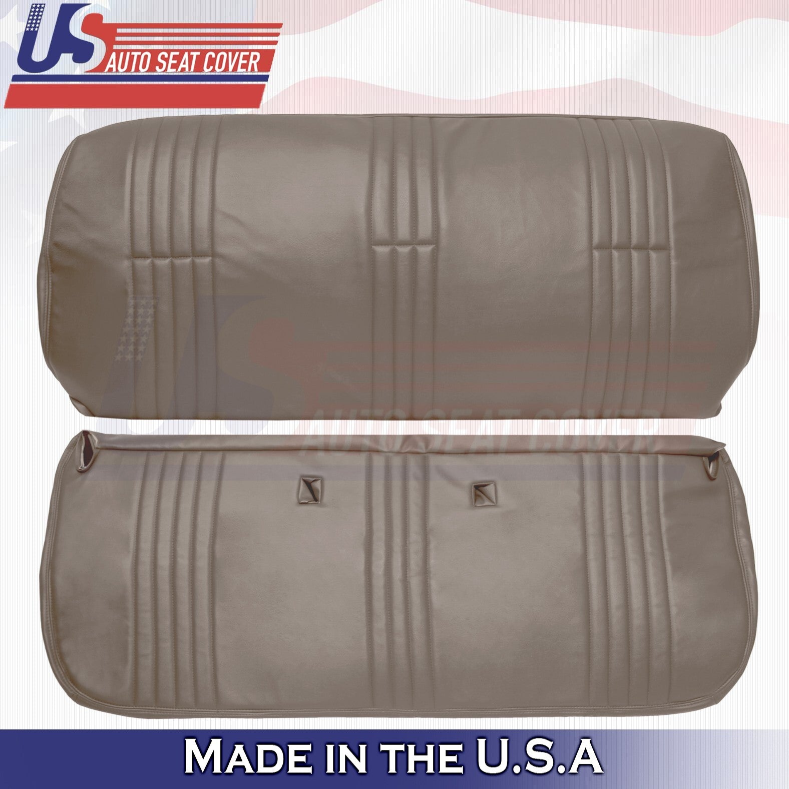 1995 For GMC Sierra C/K 1500 2500 3500 Top & Bottom Bench Vinyl Seat Covers Tan