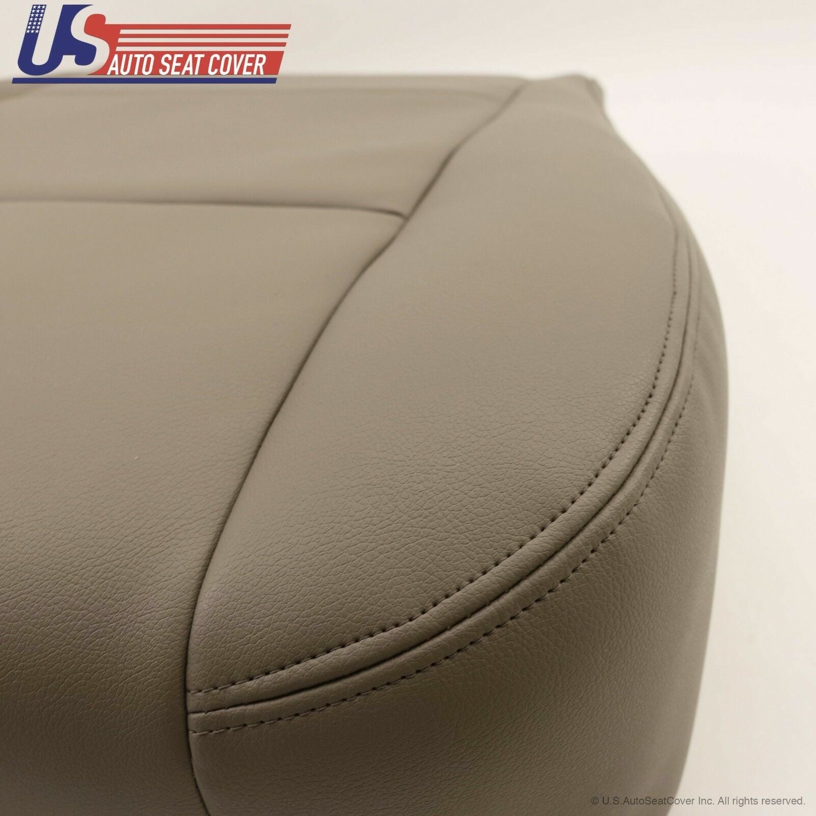 Fits 2000 To 2004 TOYOTA TUNDRA SEQUOIA Driver Bottom Leather Seat Cover Tan