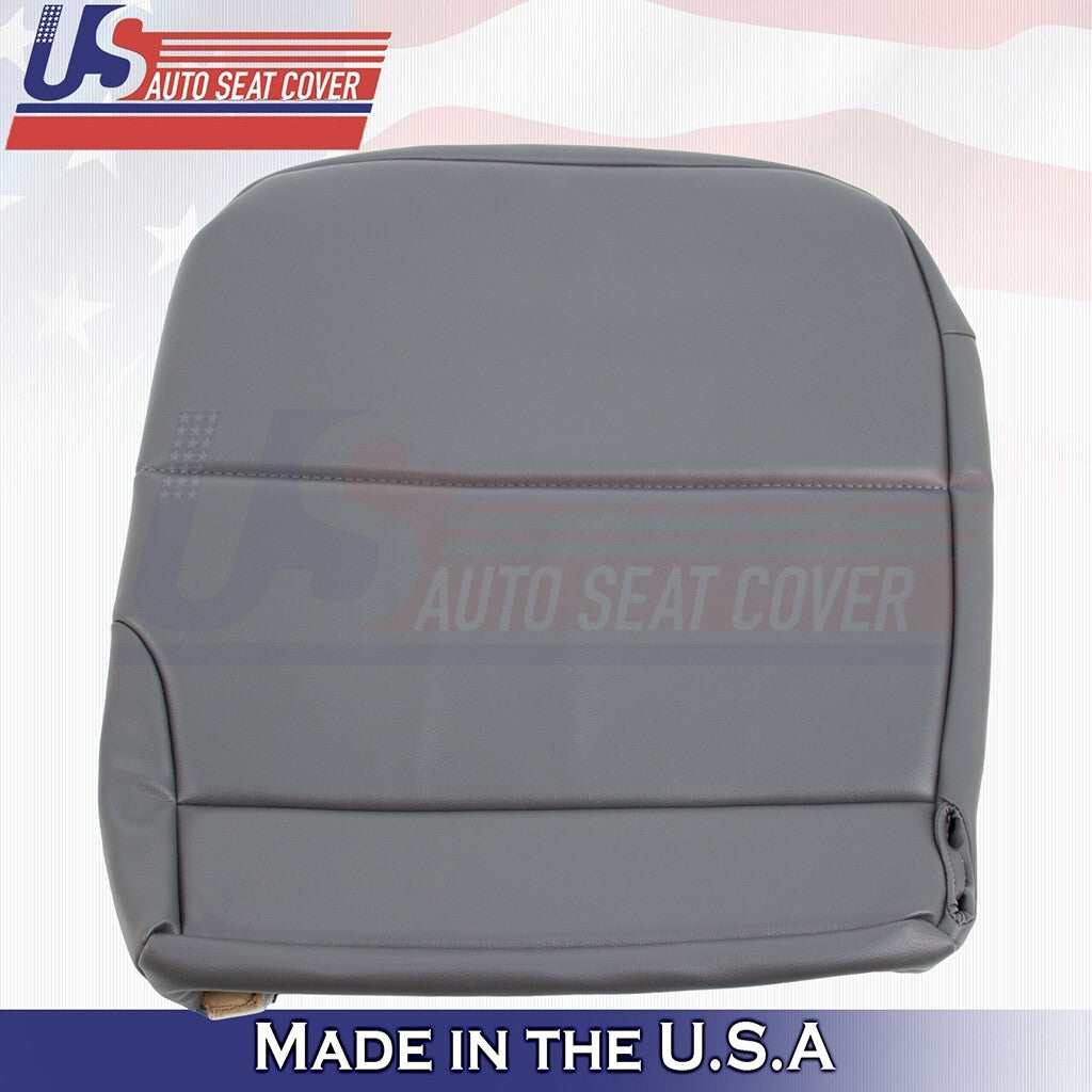 2001 2002 2003 Fits ISUZU NPR Driver Bottom Synthetic Leather Cover Dk Gray