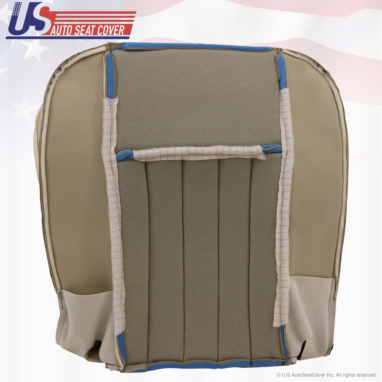 2003 2004 Fits Lincoln Navigator Driver Bottom Leather Seat Cover Parchment Tan