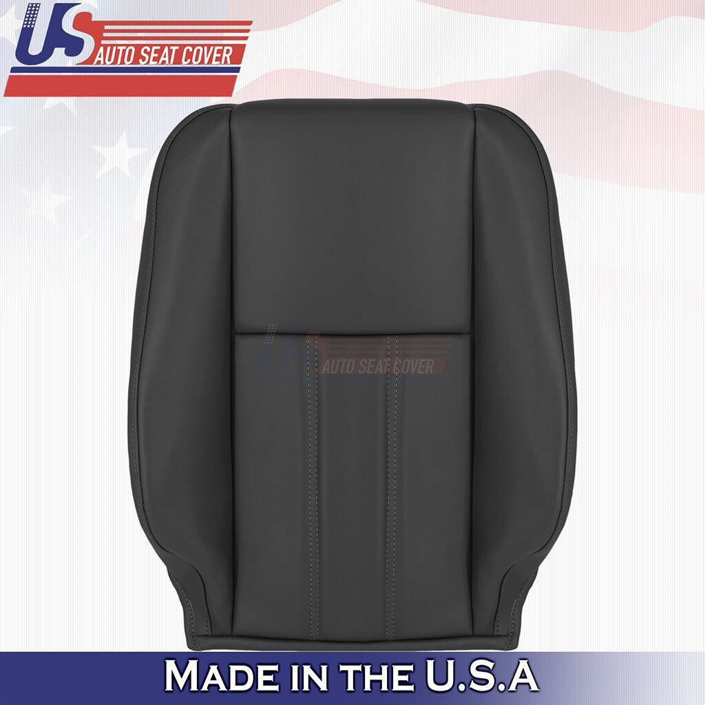 2008 to 2016 Fits Chrysler Town Country Passenger Top Bottom Leather Cover Black