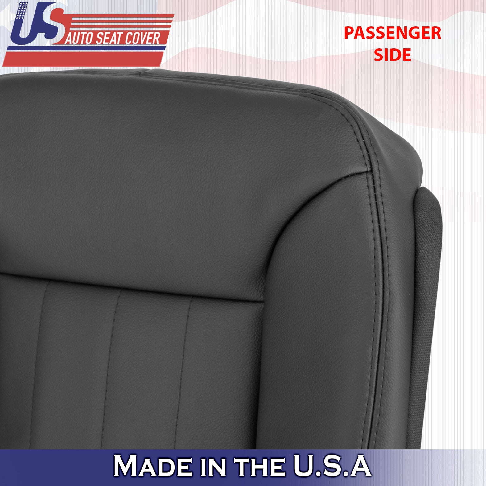 2006 to 2008 For Mercedes Benz ML350 Driver Passenger Bottom Leather Covers BLK