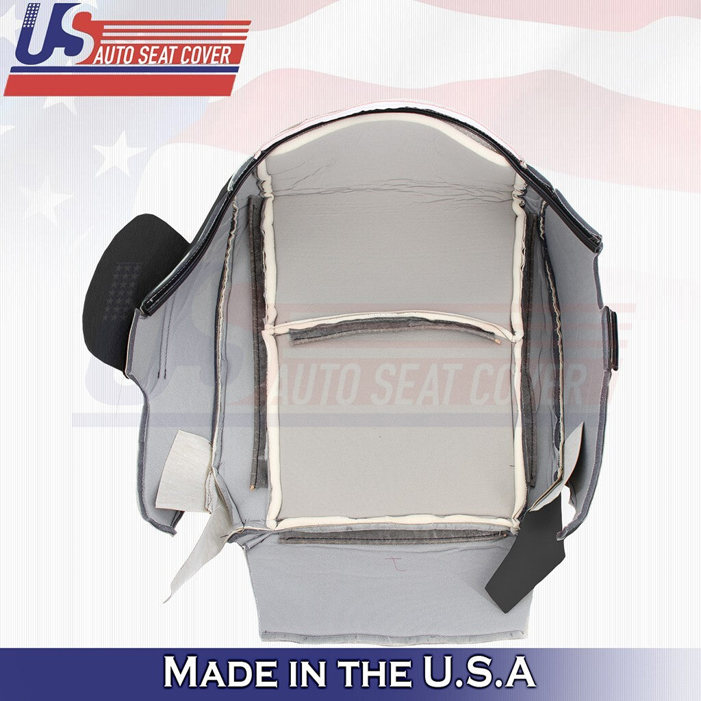 2004 to 2007 For Toyota Highlander Front Set Tops & Bottoms Leather Cover Black