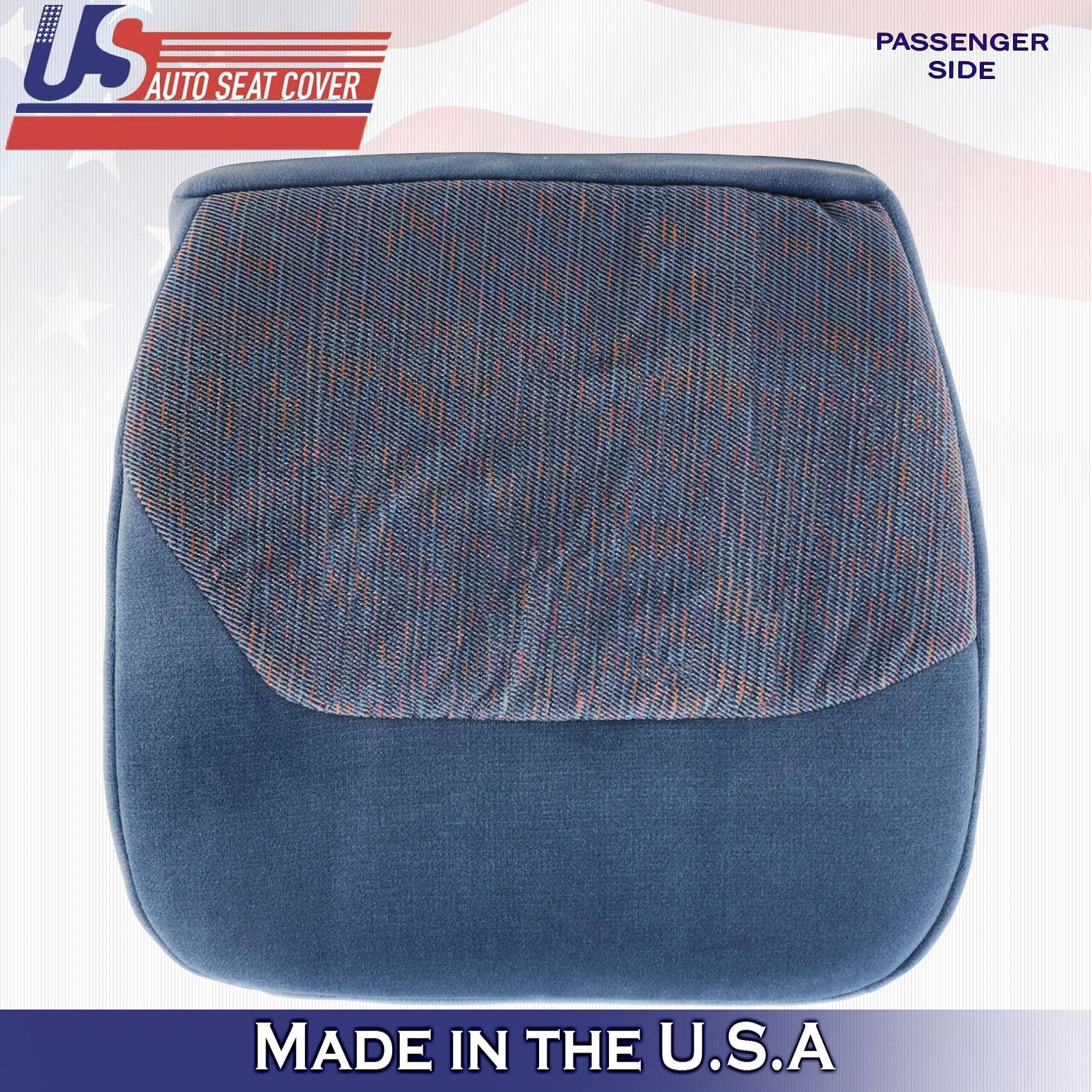 1995 For Ford F150 F250 F350 XLT Driver & Passenger Bottom Cloth Covers Blue