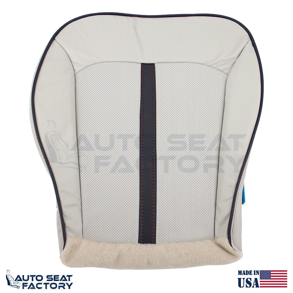 2011 -2015 Fits Lincoln MKX RIGHT Bottom Ceramic/black Vinyl Seat Cover, Perf