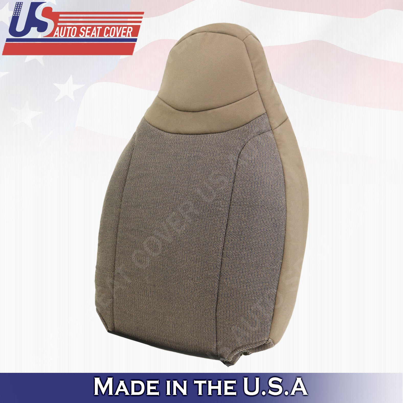 For 2000- 2002 Ford Ranger XL XLT Sport-Top Cloth Tan Seat Cover fits 1993-1999