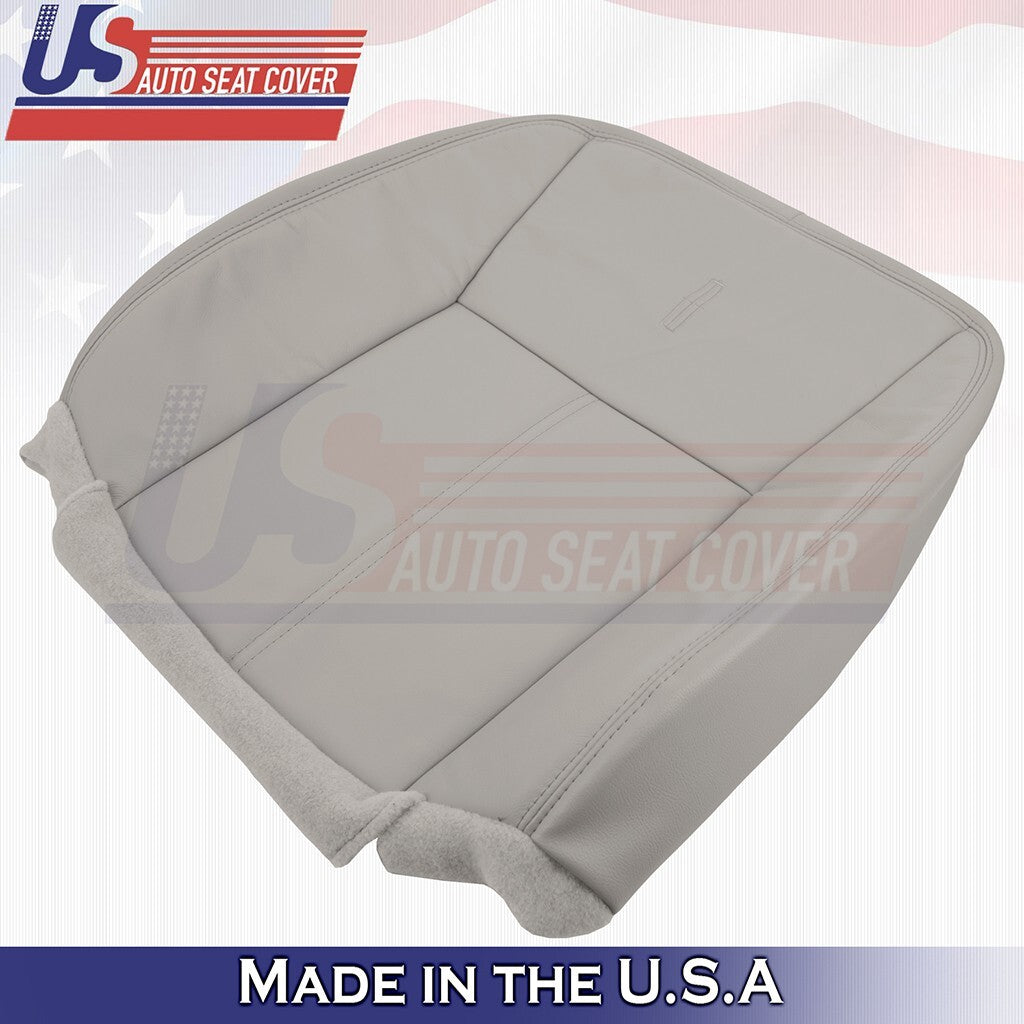 2003 to 2011 For Lincoln Town Car Driver & Passenger Tops Leather Cover Gray