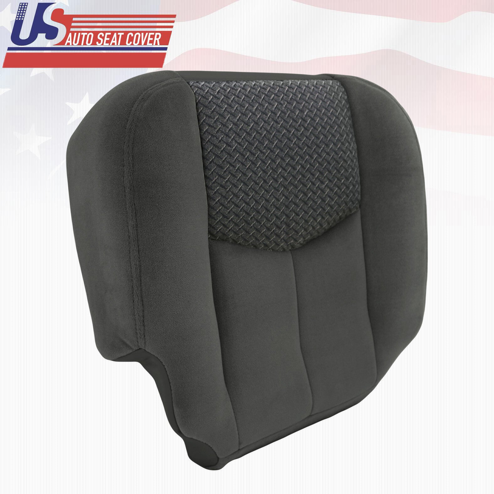 Chevy Avalanche Driver/Passenger Bottom Cloth Cover Dark Gray Fits 2003 & 2004