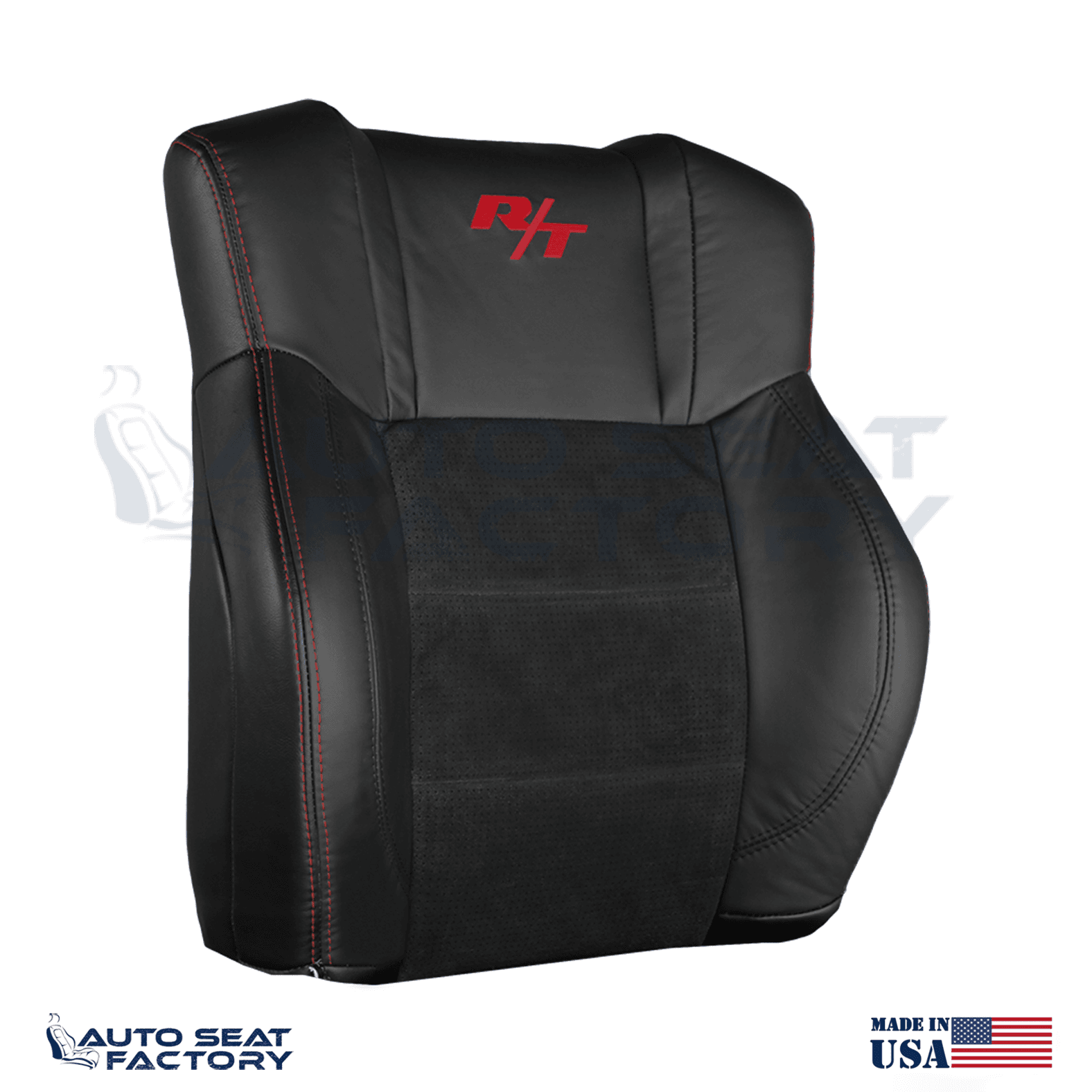 Replacement Black Seat Cover Fits 2006 - 2010 Dodge Charger RT Front Tops