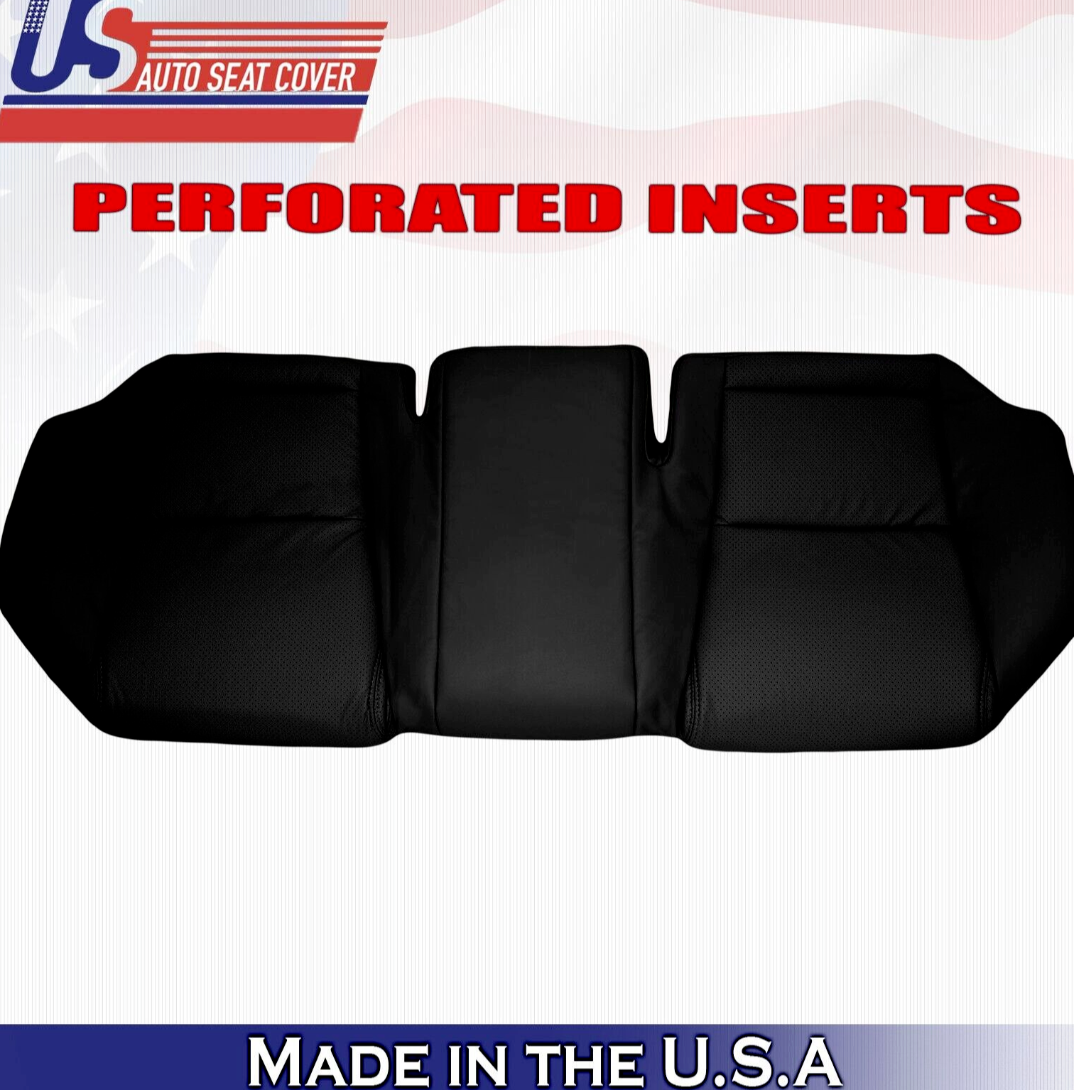 2011 For Lexus GS300 GS350 2nd Row Bench Bottom Perforated Leather Cover Black