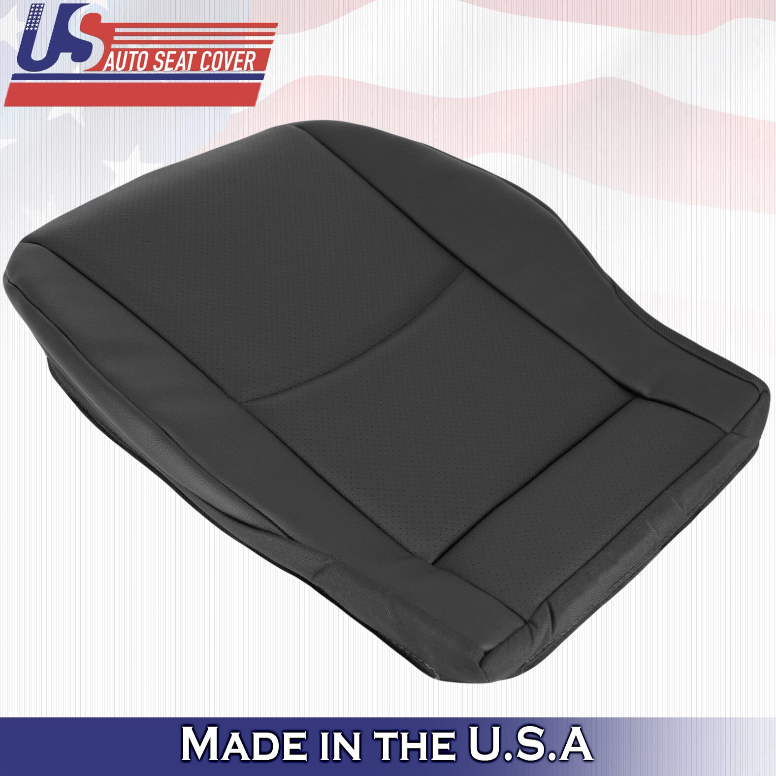 Fits 2001 2002 2003 2004 Mercedes Benz C Class Driver Bottom Leather Cover BLACK