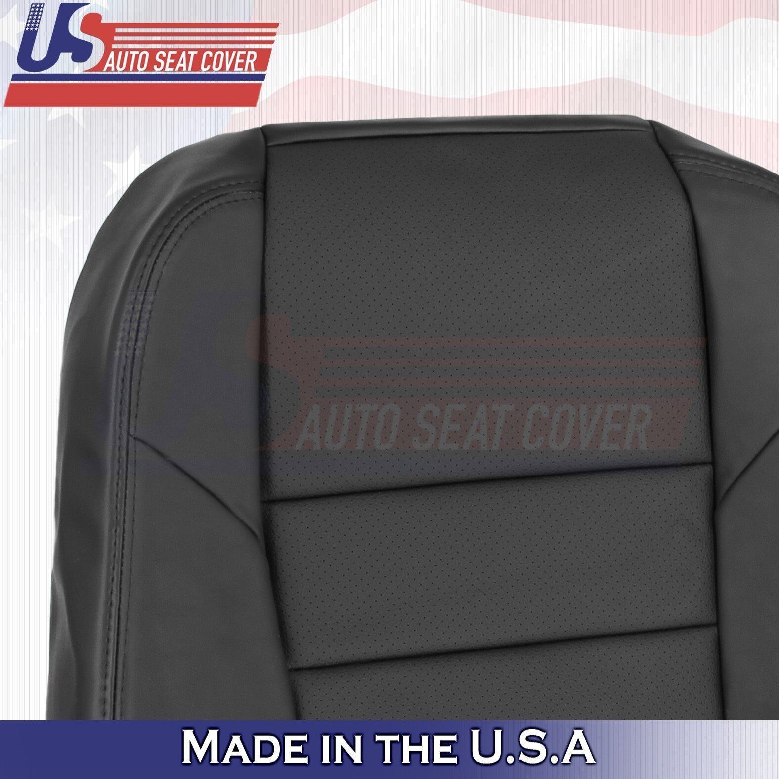2004 2005 2006 2007 2008 For Acura TSX Passenger Top Perf Leather Seat Cover BLK