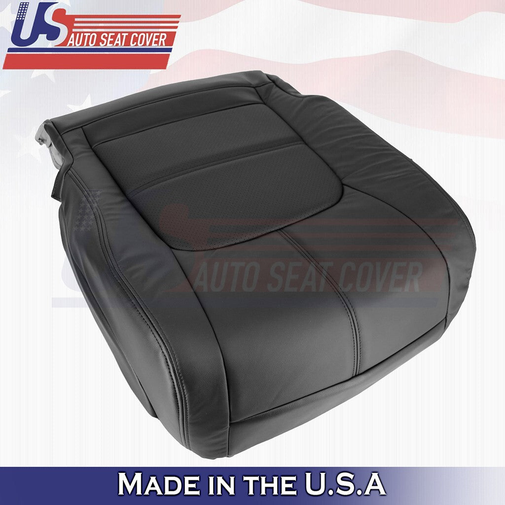 2011 to 2014 Fits Nissan Murano Driver Bottom Leather Seat Cover Black