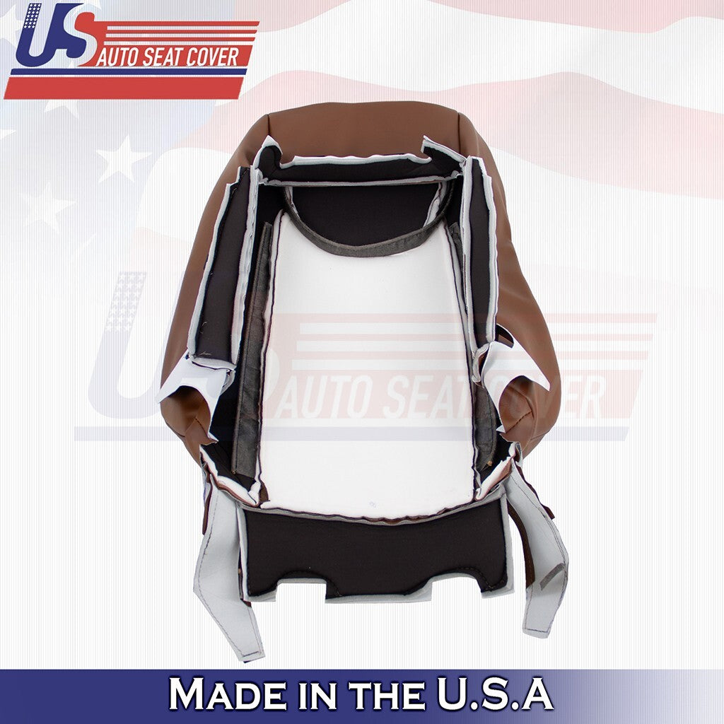 2013 2014 2015 For Lexus RX350 Driver Bottom & Top Perf Leather Cover Saddle