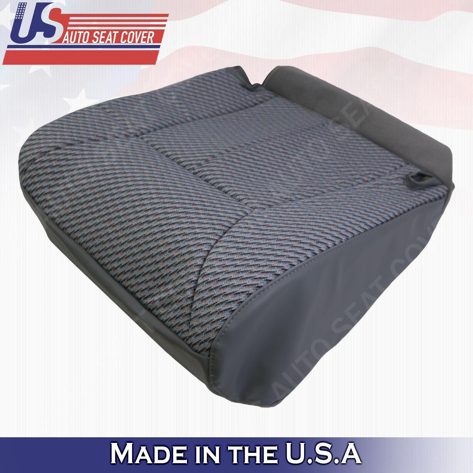 For Dodge Ram 1500 2500 3500 WT PASSENGER Bottom Cloth Cover Dk Gray 1998-2002