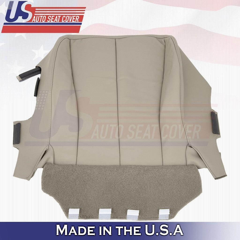 2007 to 2011 Fits Toyota Camry Driver Bottom & Top Leather Seat Cover Tan