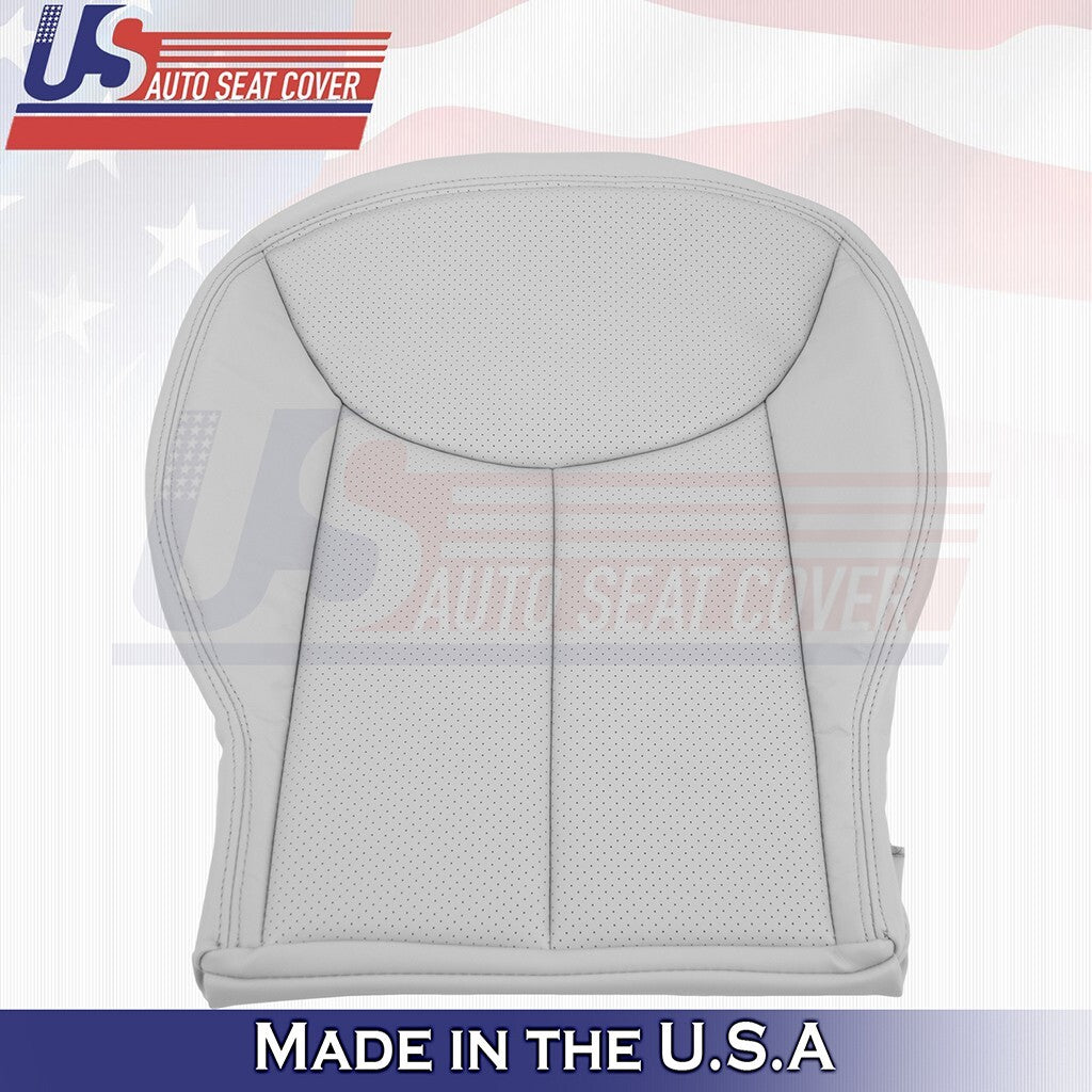 2003 to 2007 Fits Mercedes Benz SL500 Driver Bottom Perf Leather Cover Gray