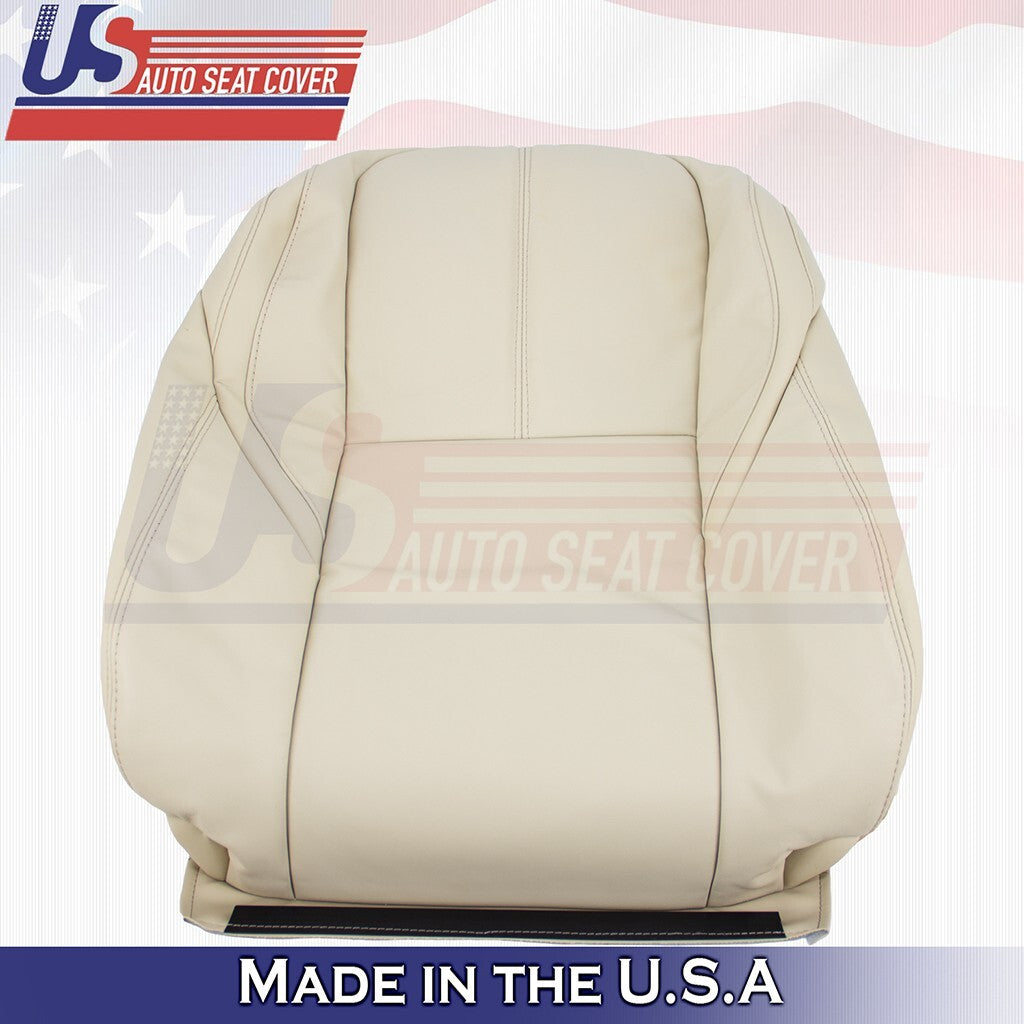 2013 to 2018 Fits Toyota Avalon XLE Driver Top& Bottom Leather Cover Almond Tan