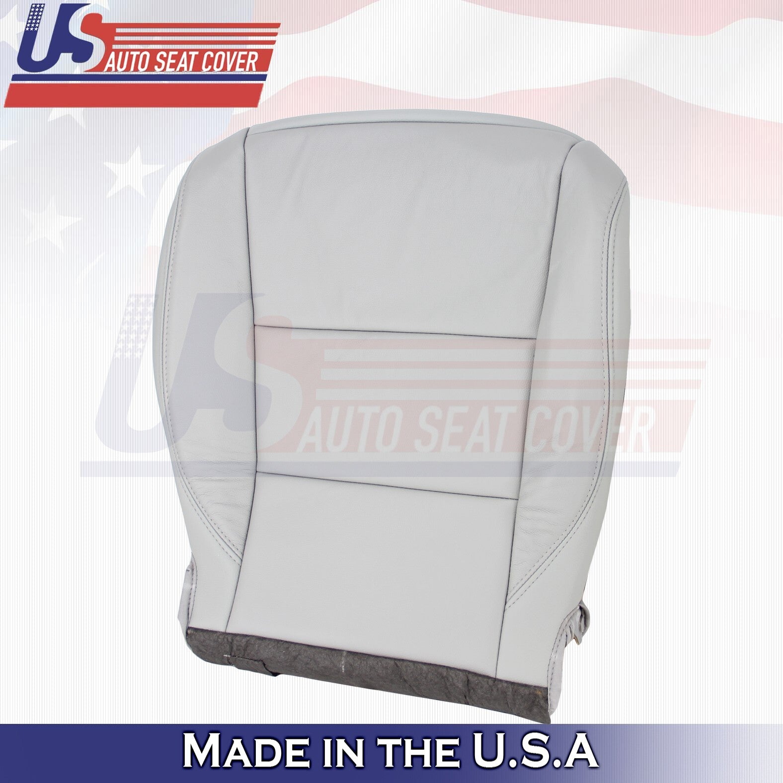 2017 to 2019 For Toyota Sienna Driver &Passenger Bottoms Leather Seat Cover Gray