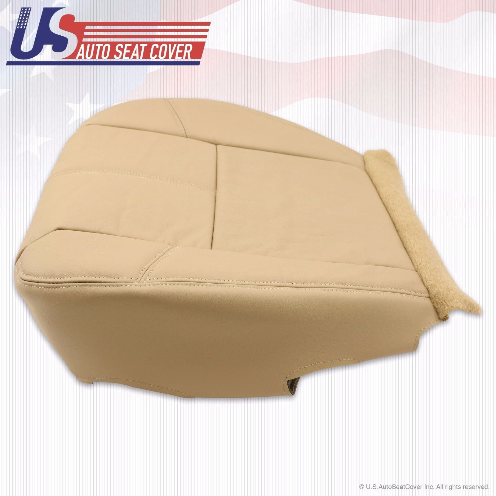 2010 2011 2012 Chevy Tahoe Suburban GMC Yukon Upholstery leather seat-cover Tan