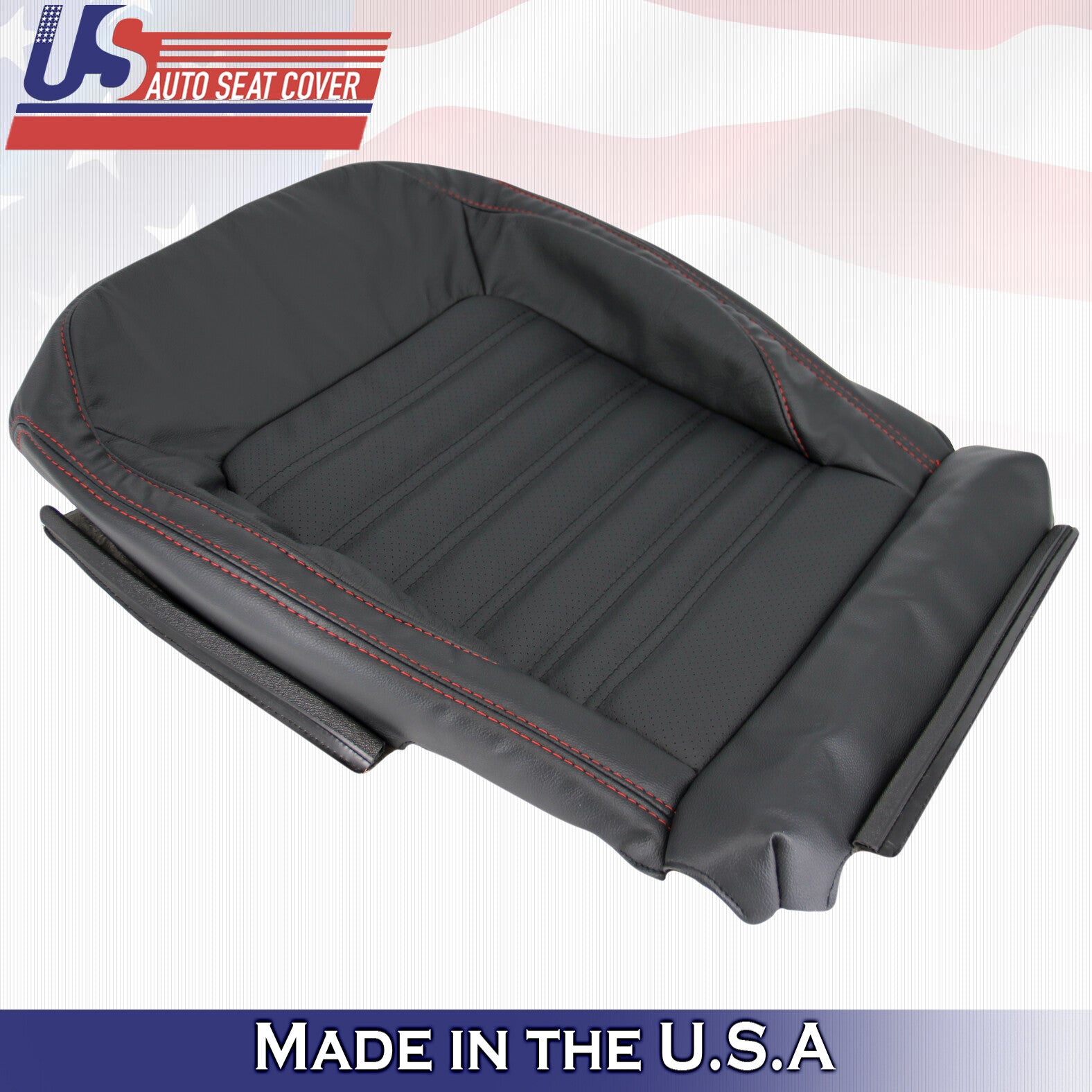 For 2011 - 2018 Volkswagen Jetta GLI Autobahn Driver Bottom Leather Cover Black