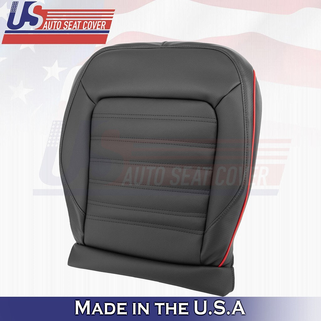 2014 For Volkswagen Jetta GLI Driver Bottom Synthetic Leather Cover Black