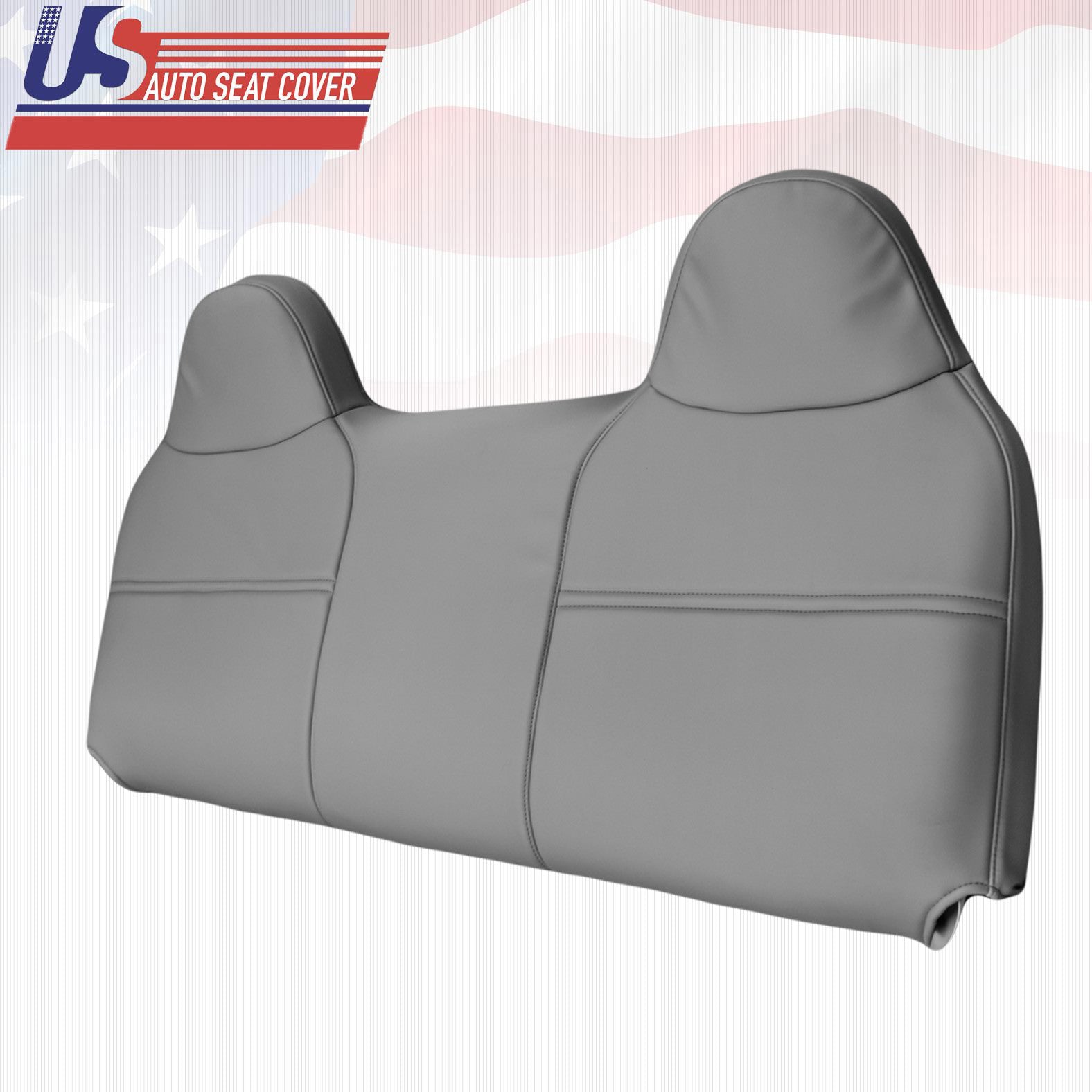 2003 to 2007 Fits Ford F250 XL Upper Top Bench Replacement Vinyl Seat Cover Gray