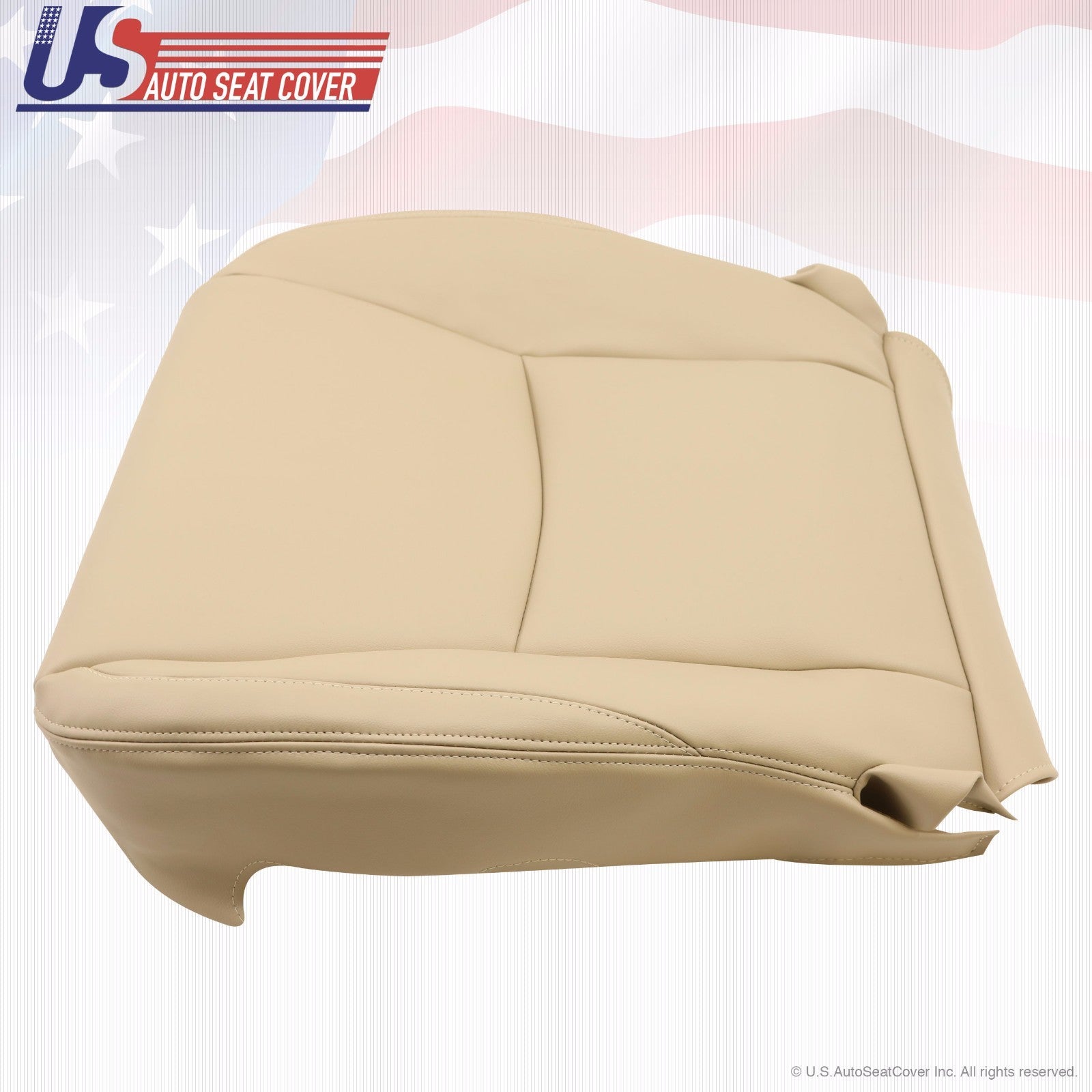 Driver Bottom & Upper Top Lean Back Leather Cover TAN Fit 2003-2009 Lexus GX470