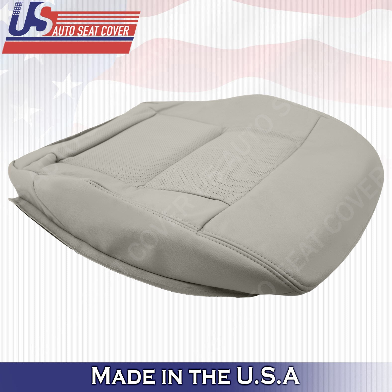 For 2014 2015 Mercedes Benz E350 E550 Driver Bottom Leather Cover Light Gray