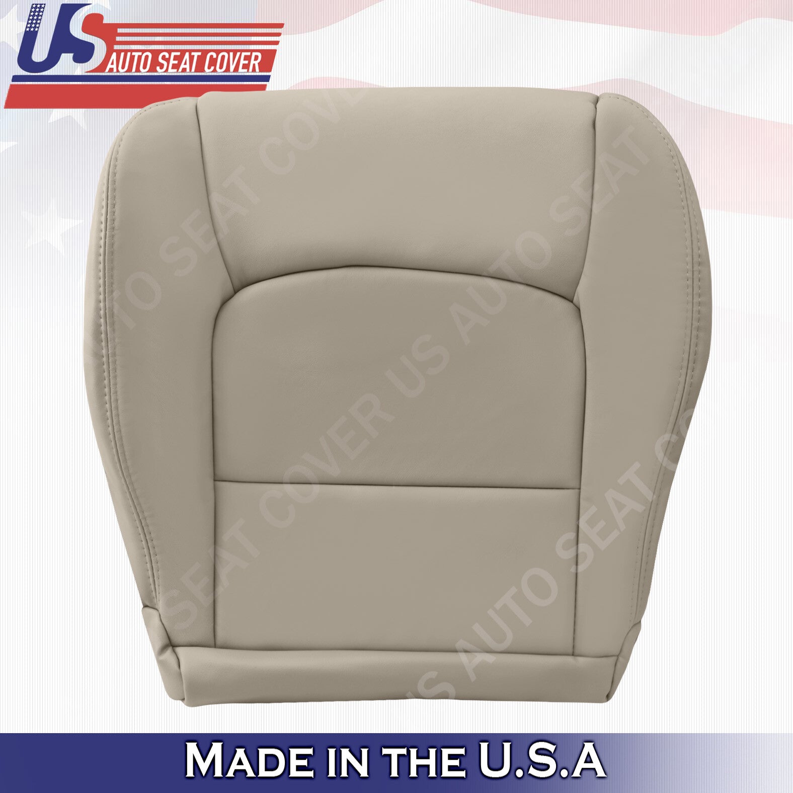 For Lexus 1998-2007 LX470 Safari Roof Rack -Driver Bottom Leather Seat Cover Tan