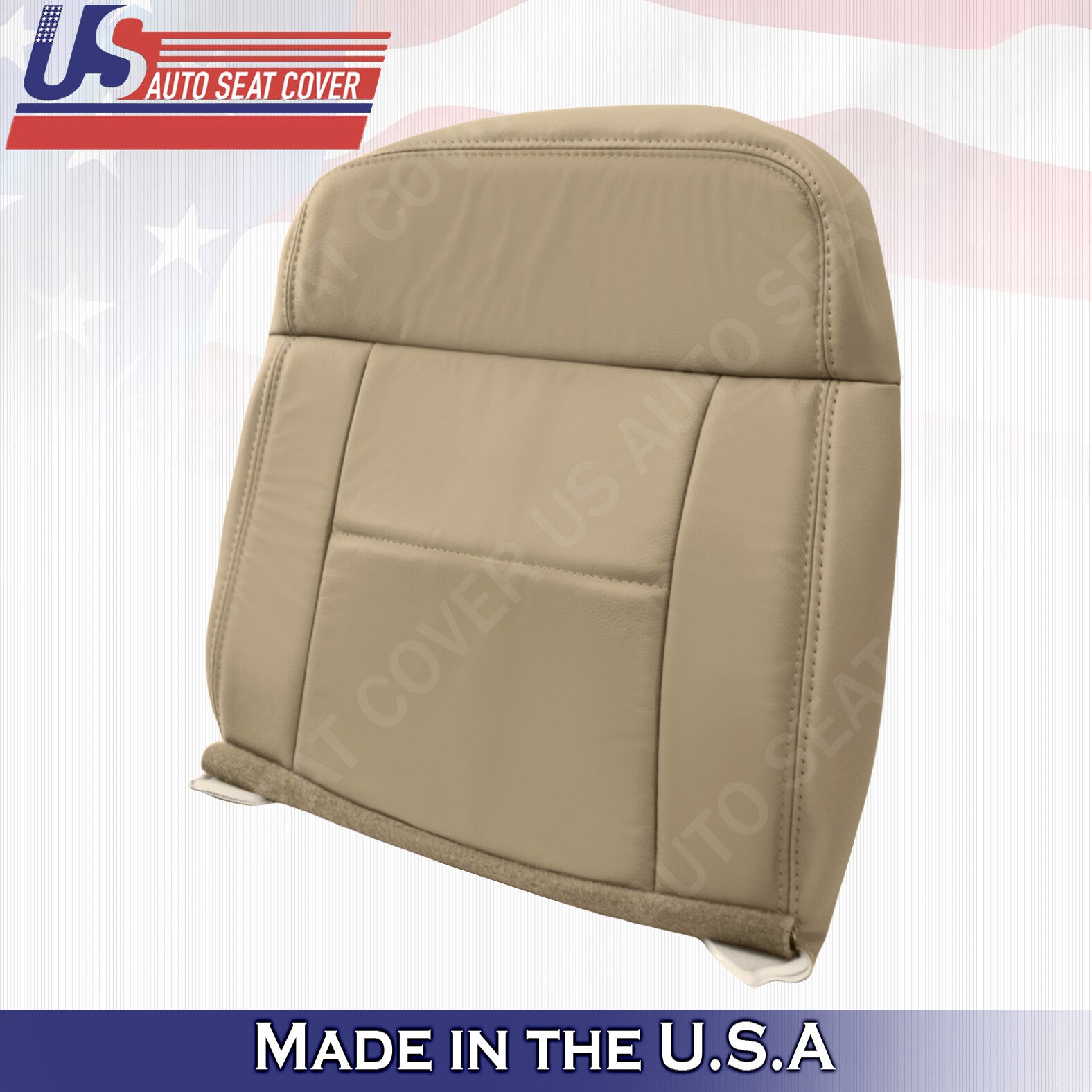 2005 2006 2007 2008 Fits Ford F150 Lariat Rear Bottoms Leather Seat Cover Tan