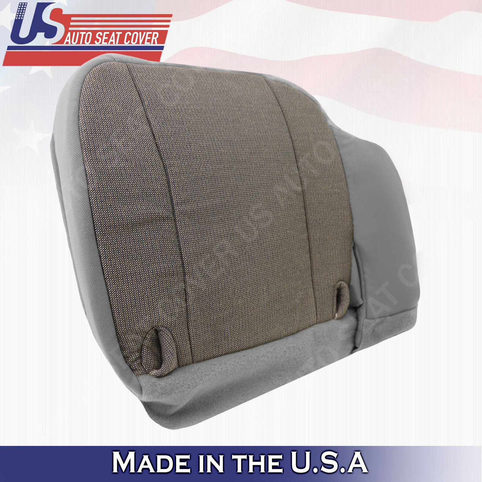 2000 2001 2002 Ford Ranger XL XLT TOP & BOTTOM cloth seat cover Gray
