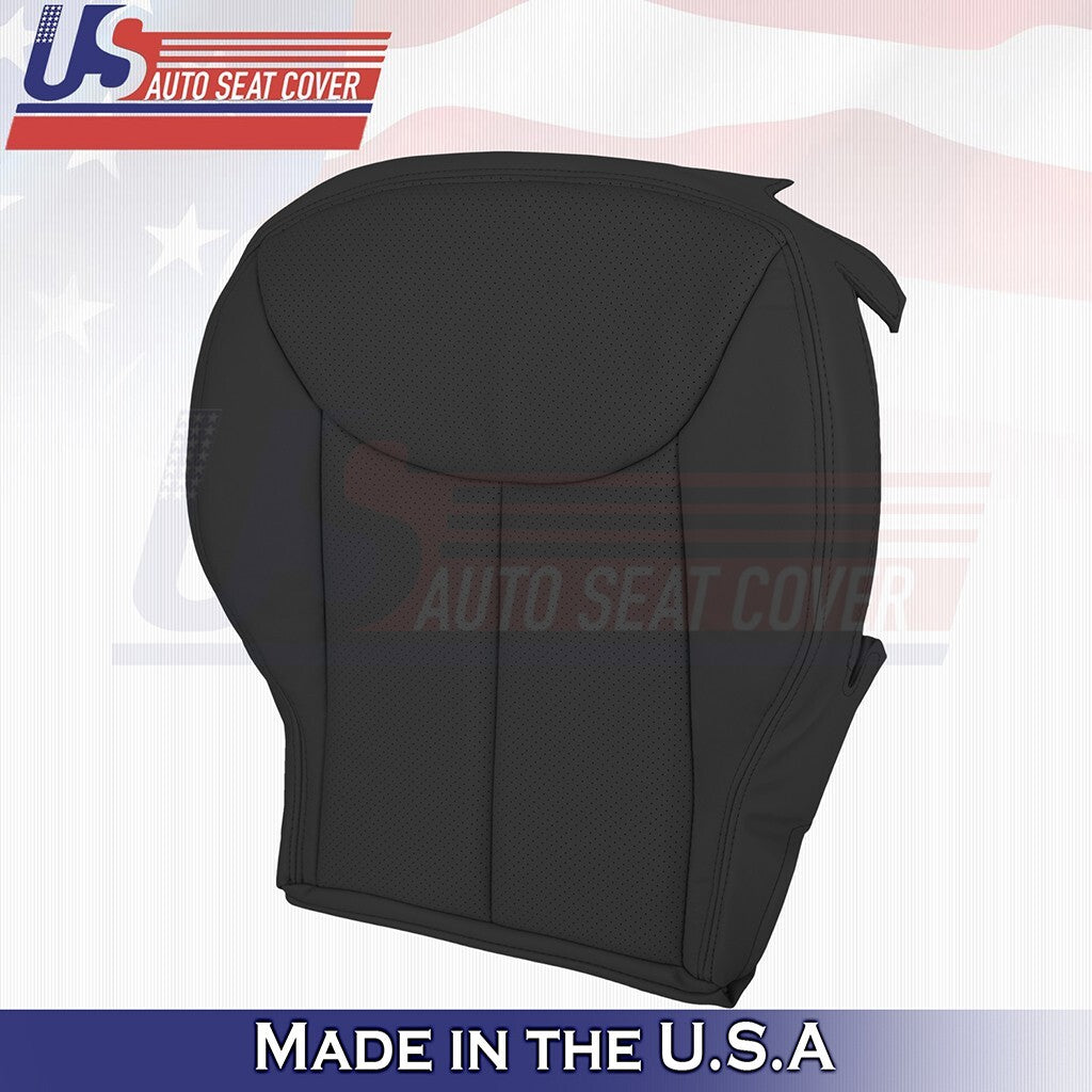 2003 2004 2005 For Mercedes Benz SL600 Driver Bottom Perf Leather Cover Black