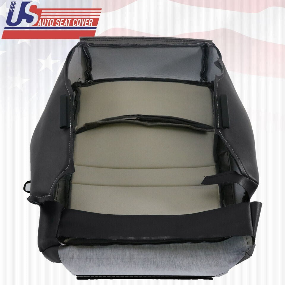 2011 2012 For Dodge Ram Sport Passenger Bottom &Top Cloth/Vinyl Cover Dk Gray