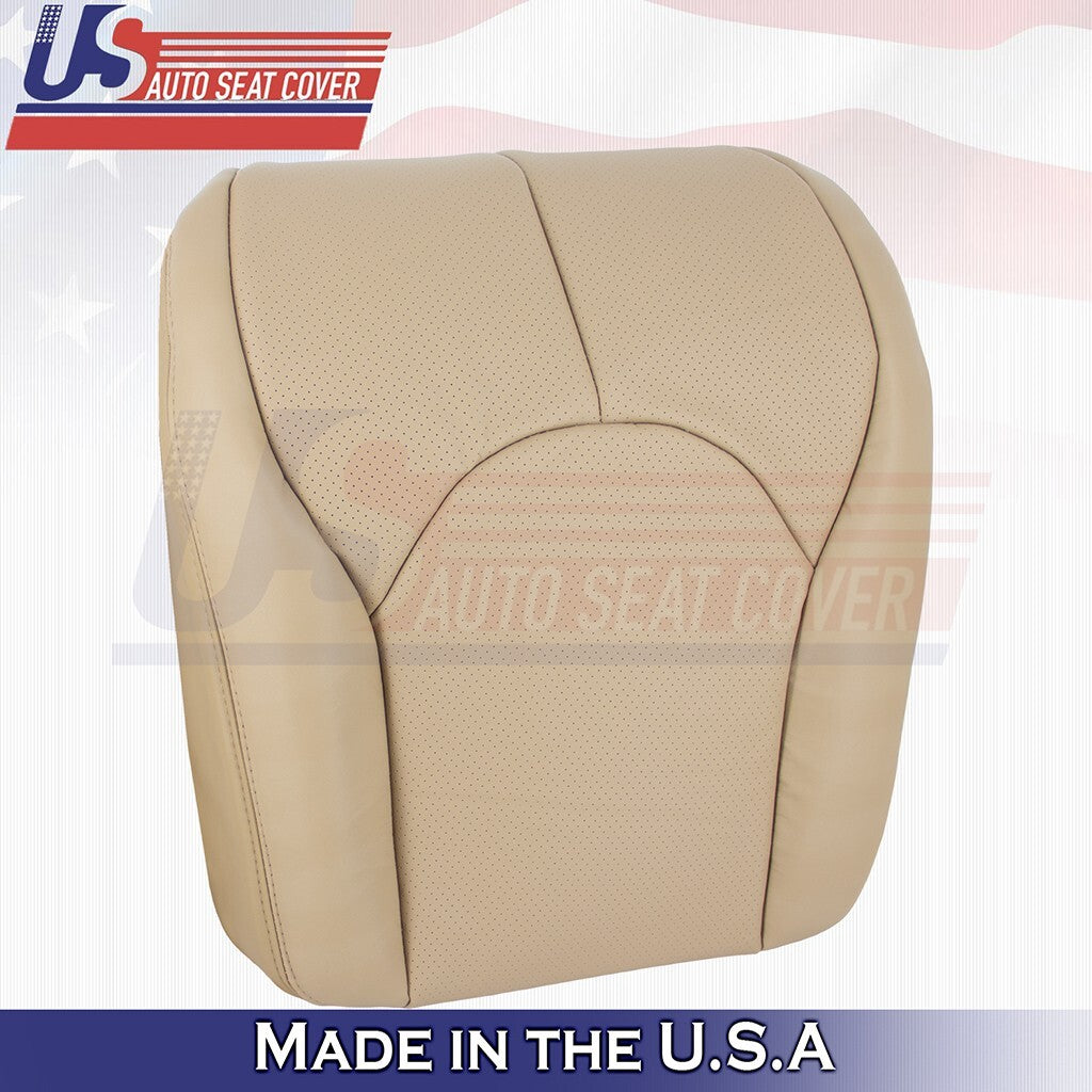 1996 to 2002 For Mercedes Benz SL500 Driver Bottom & Top Perf Leather Cover Tan