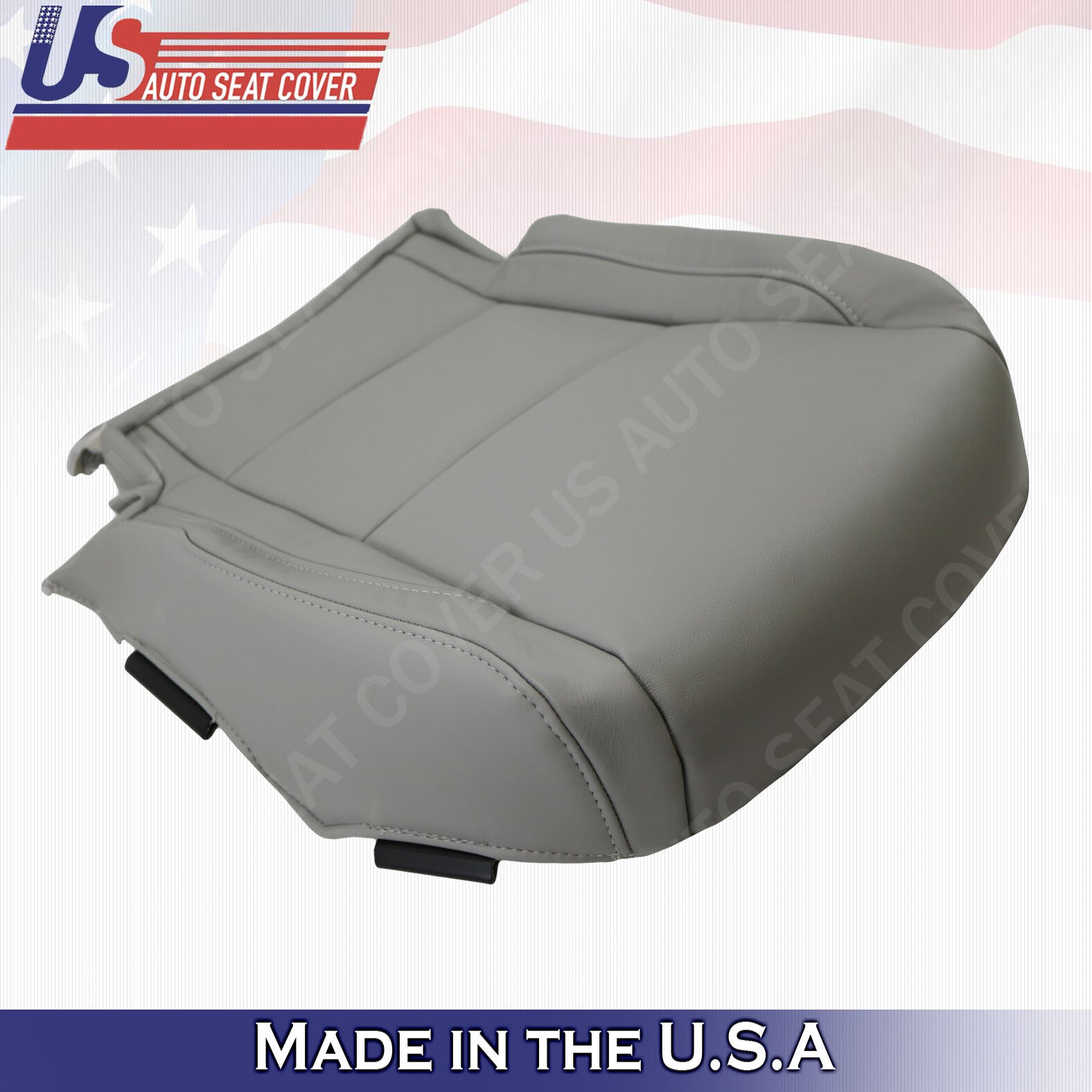 2017 2018 For Acura MDX Passenger Top & Bottom Leather Seat Covers Gray